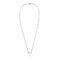 Collier Collier or blanc perle de culture et diamants 58 Facettes LP912/BET