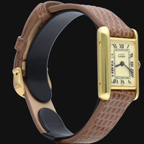 Montre Cartier Montre Tank Vermeil 58 Facettes MT43392