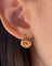 Boucles d'oreilles Boucles d'oreilles dormeuse Napoléon III en or 18k 58 Facettes