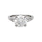 Bague 49 Bague platine avec diamant de 2,02 carats - Certificat HRD 58 Facettes 30455