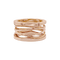 Bague 54 Bague Bulgari "B.Zero1 Zaha Hadid" en or rose. 58 Facettes 34743