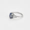 Bague 50 Bague en or gris, saphir et diamants 58 Facettes EVR25715