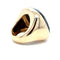 Bague 54 POMELLATO - BAGUE "VICTORIA" JAIS NOIR OR JAUNE 58 Facettes RÉF 1-0002311/4