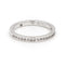 Bague 47 Bague Demi alliance Or blanc Diamant 58 Facettes 1816319CN
