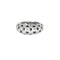 Bague 54.5 Bague jonc or blanc, diamants et saphir 58 Facettes 240817