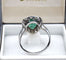 Bague 53 Bague Art déco émeraude diamant 58 Facettes