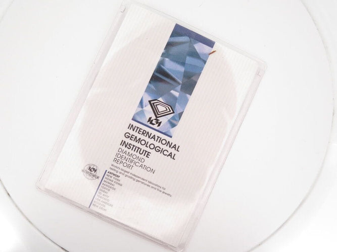 49 bague solitaire diamant 0.76ct t49 or blanc 18k 6.9 gr + anneau 58 Facettes 265666