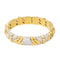 Bracelet Bracelet  Jonc Or jaune, Or blanc Diamant 58 Facettes 4423004CN