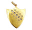 Pendentif Pendentif écusson antique or jaune finement ciselé et diamants 58 Facettes A05607