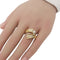 Bague 56 Bague or jaune 18 carats sertie de diamants de 0.54 carat 58 Facettes