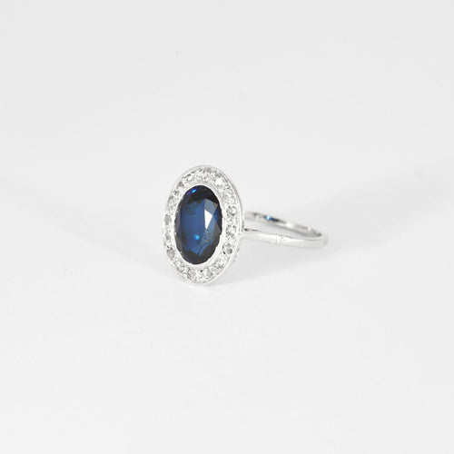 Bague 55 Bague Pompadour Art Déco 58 Facettes