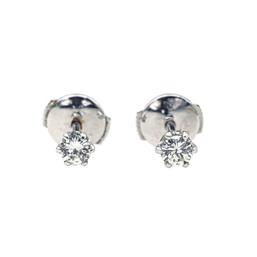 Boucles d'oreilles Boucles d'oreilles  Puces Or blanc Diamant 58 Facettes 1653923CN