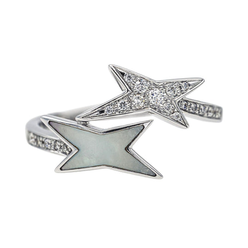 Bague 55 Mauboussin  Bague  Etoile de vie  Or blanc Diamant 58 Facettes 3876018CN