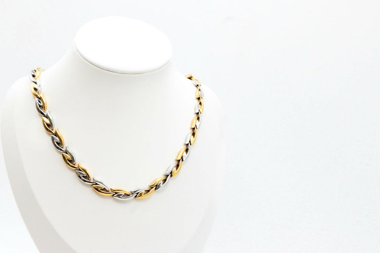 Collier Collier moderne bicolore 58 Facettes 240004