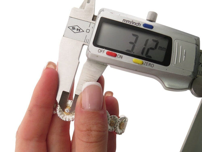 Bracelet bracelet BUCCELLATI manchette blossoms marguerite argent daisy 58 Facettes 269492