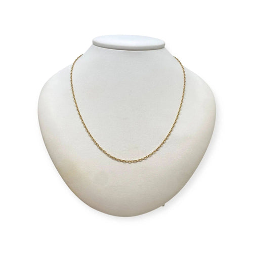Collar Cadena eslabón forçat 54 cm en oro amarillo 750 58 Facettes 330088347