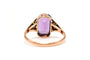 Bague 52 Bague Art Déco en or jaune sertie d'une améthyste 58 Facettes 22654