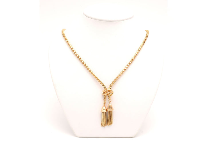 Collier Collier Années 50 en or jaune 18 carats 58 Facettes 22178