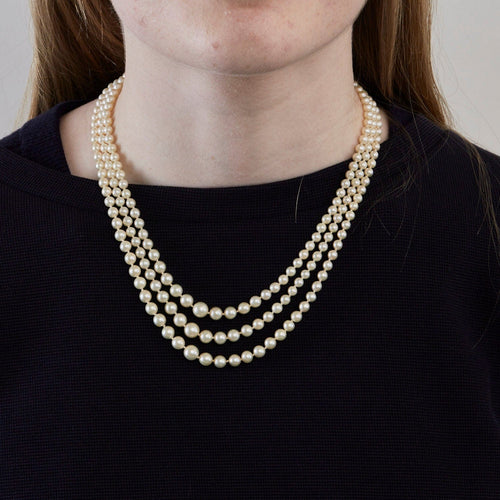 Collier Collier Perles 3 rangs 58 Facettes 240030