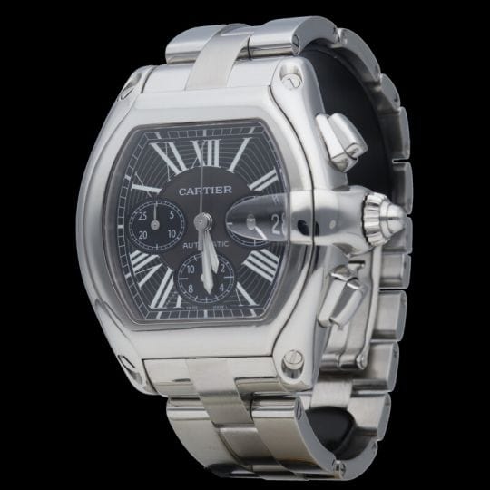 Montre Cartier Montre Roadster Xl Chronograph 58 Facettes MT40095