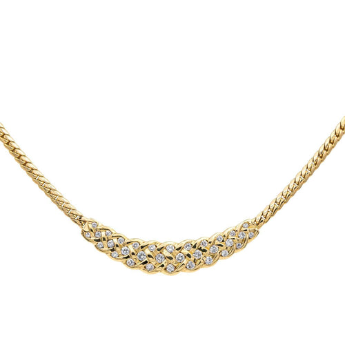 Collier Collier Or jaune Diamant 58 Facettes 3951645CN