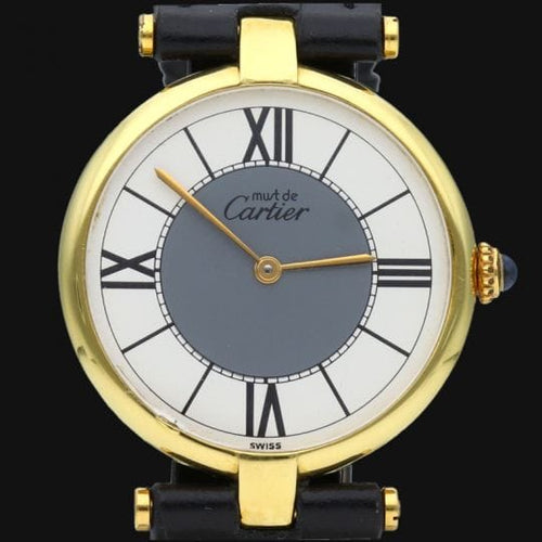 Montre Cartier Montre Must De Cartier Vermeil 58 Facettes MT44837