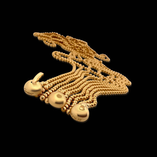 Collier Collier Cartier Draperie en or jaune 18 carats 58 Facettes D6