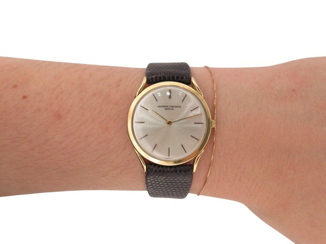 Montre vintage montre VACHERON CONSTANTIN patrimony 4961 31mm quartz or jaune 18k 58 Facettes 268587