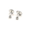 Boucles d'oreilles 1.30 grammes Boucles d’oreilles Or blanc et Diamants 58 Facettes