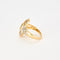 Bague Bague vintage or jaune et blancs, saphir, diamants 58 Facettes
