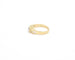 Bague Bague en or jaune avec un diamant central de 0,38 ct et des diamants latéraux 58 Facettes 13727