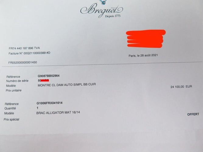 Montre montre BREGUET classique 9087bb 30mm automatique or 18k moonphase 58 Facettes 267444