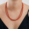 Collier Collier Corail 2 Rangs 58 Facettes