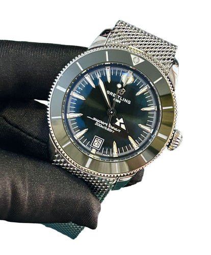 Montre Montre Breitling Superocean Heritage B31 Automatique 42 mm Vert AB3111361L1A1 58 Facettes AB3111361L1A1