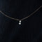 Collier COLLIER OR ROSE 2 DIAMANTS 0,15ct 58 Facettes M8927