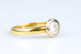 Bague 54 Bague solitaire en or jaune, serti clos d’un diamant rond brillant o,70 ct 58 Facettes 312231