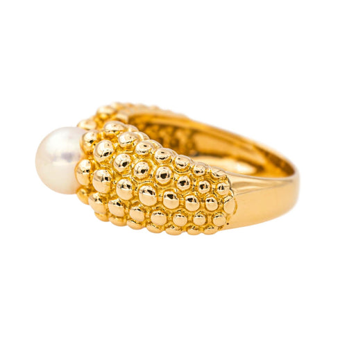 Bague 52 Fred Bague  Or jaune Perle 58 Facettes 4410631CN