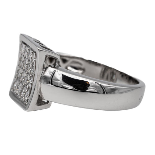 Bague 53 Bague Or blanc Diamant 58 Facettes 2687284CN