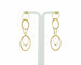 Boucles d'oreilles Boucles d'oreilles ovales tissées en or jaune 58 Facettes 7901