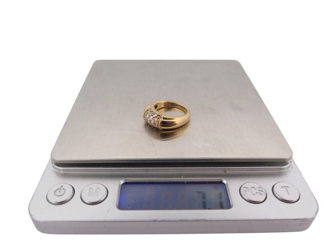 Bague 49 bague VAN CLEEF & ARPELS philippine t49 sertie diamants 0.54ct or jaune 18k 58 Facettes 268619