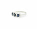 Bague Bague en or blanc sertie de saphirs et de diamants 58 Facettes 7860