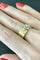Bague 58 Bague bandeau en or jaune diamants 58 Facettes