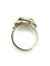 HERMES/GAETAN DE PERCIN. Vintage-Ring silber und 18K Gelbgold 
