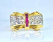 Bague 53 Bague Tank en or jaune 18 carats et diamants, vers 1930/1940 58 Facettes AB465