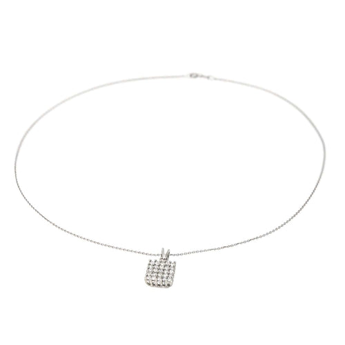 Collier Pendentif  Or blanc Diamant 58 Facettes 4061322CN