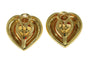 Boucles d'oreilles Boucles d'oreilles clips en forme de cœur en citrine vintage Paloma Picasso pour Tiffany & Co 58 Facettes 17342-0283