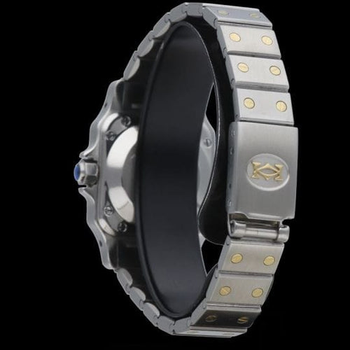 Montre Cartier Montre Santos Dame Or Jaune 18K Et Acier 58 Facettes MT44236