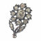 Broche Beauté baroque : une broche à fleurs épanouies datant de 1700 58 Facettes 23179-0335