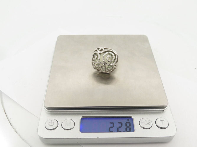 prsten ADLER s cabochon kamenem, klec, 145 diamantů 2ct, vel. 54, z bílého zlata 18k 