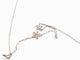 Collier collier AHKAH pendentif fleurs en or blanc 18k diamants roses 58 Facettes 271723